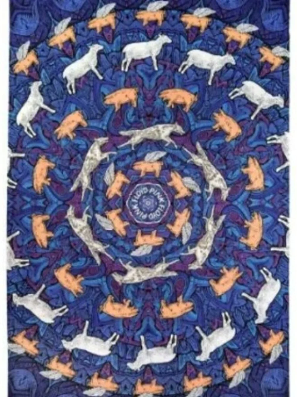 Pink Floyd 3D Animals Tapestry ~ 60
